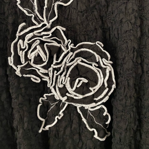 Rossi Roma 2 piece skirt and top set in black Sz M - Picture 6 of 11